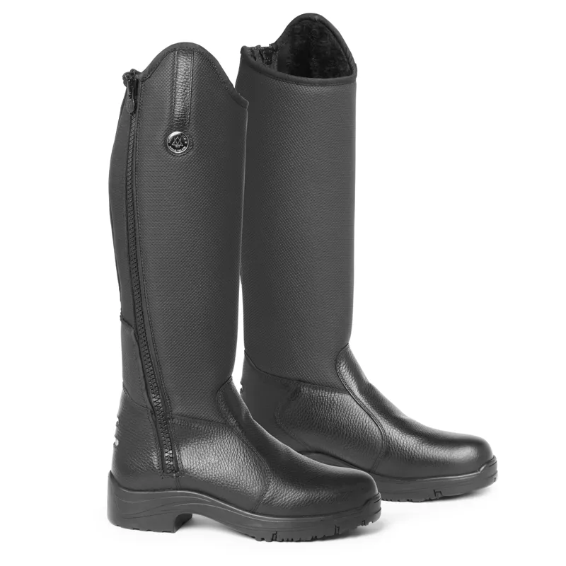 Mountain Horse Active Winter Tall Young Riding Boots - Black